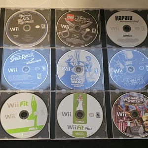 Wii Games Disc Only (Titles N-Z) - Choose your games!