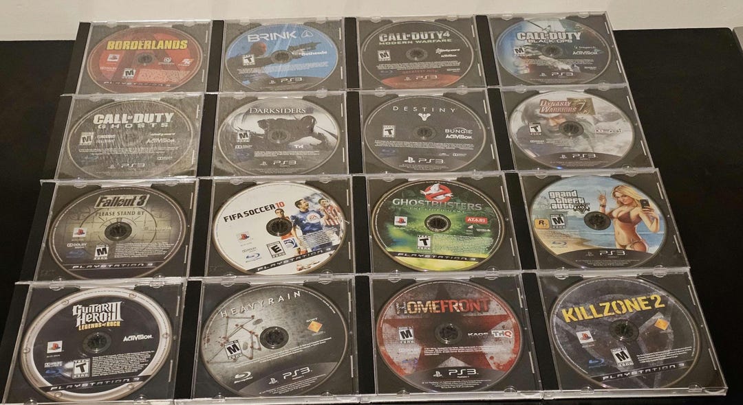 Playstation 3 Games Disc Only - Choose Your Games! - Etsy