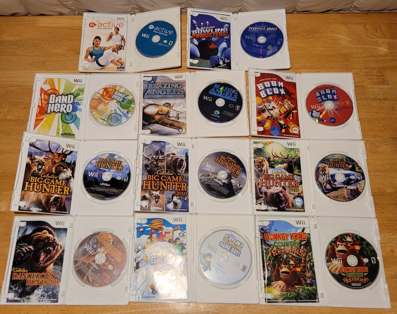 Nintendo Wii Games Choose Your Games Etsy