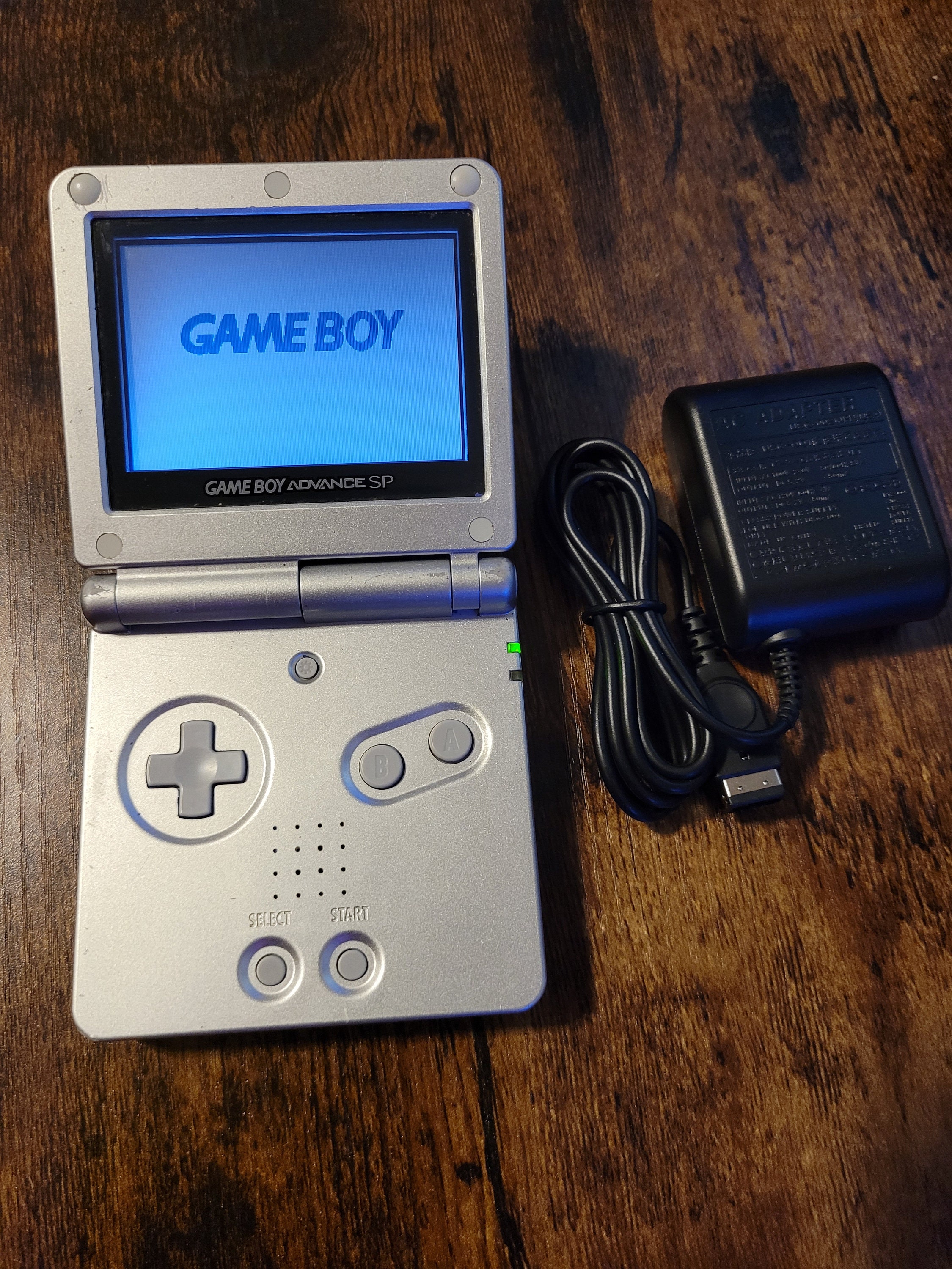 Nintendo Game Boy Advance GBA SP Silver System AGS 101 Brighter Mint New!  (Pick Button Color!)