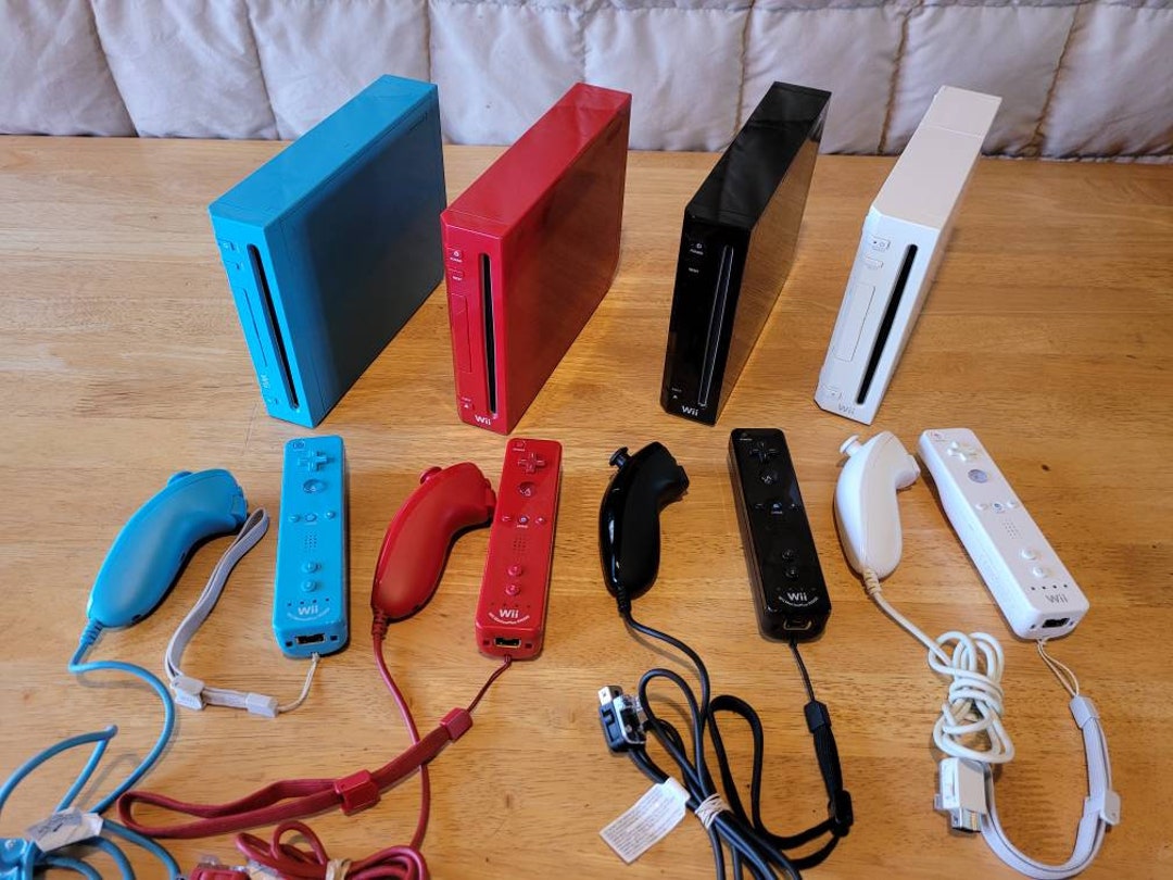 Wii Console & Controllers Game Good Condition Etsy