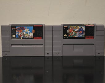 Autentiska SNES-spel - Gott skick
