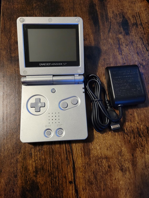 Game Boy Advance SP System Black and Silver w/Charger For Sale