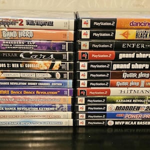 PlayStation 2 Games (Titles A-M)  - Choose your games!