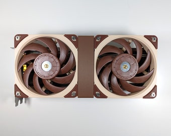 Gigabyte Gaming OC RTX 3060 Ti 3070 Video Card Deshroud Dual 120mm Fan Bracket Mod Kit + Adapter Cable