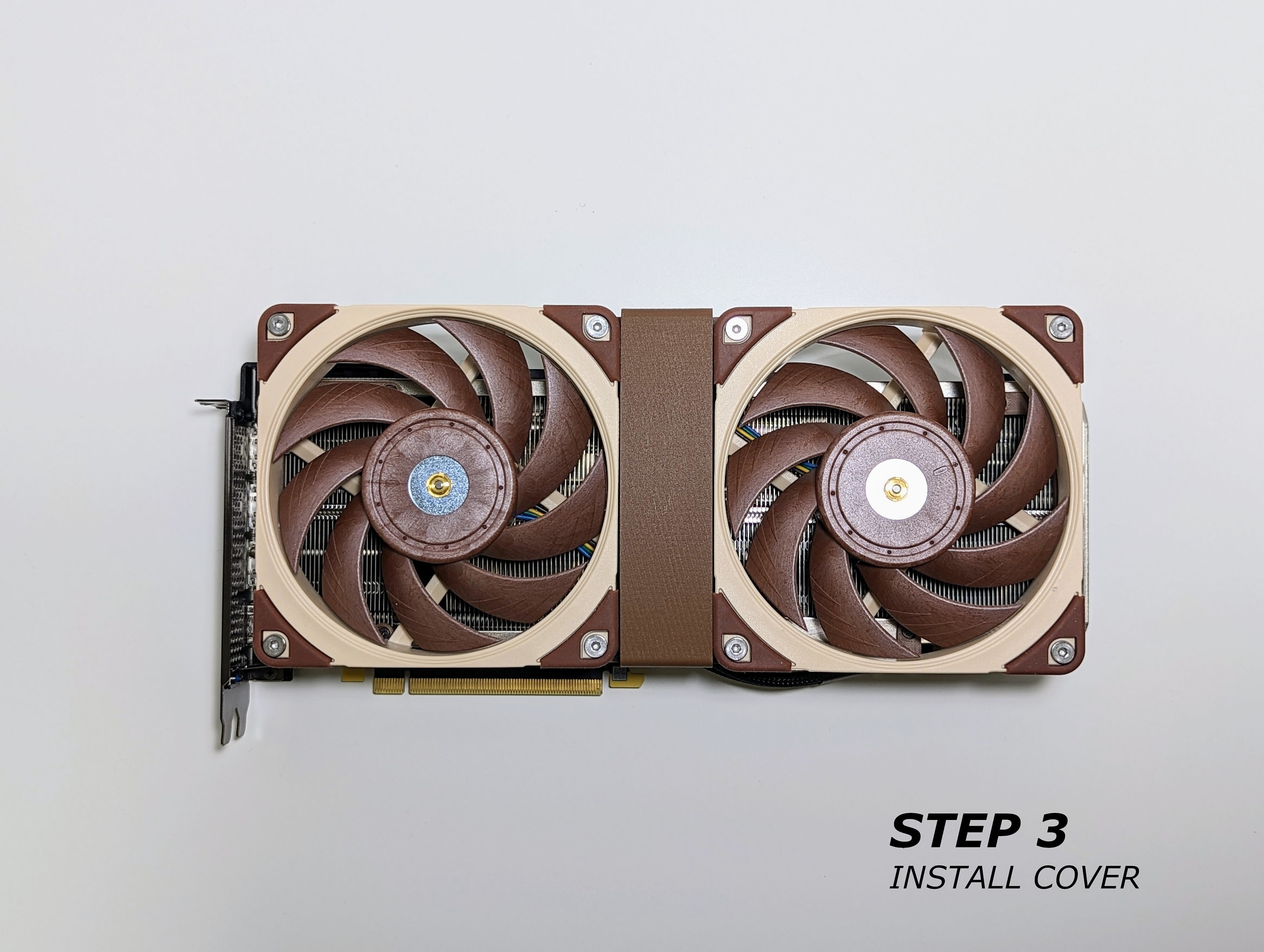 MSI Ventus 3X RTX 3080 3090 Video Card Fan Shroud Deshroud 120mm