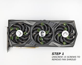 MSI Gaming Trio RTX 3000 and Radeon 6800 Series Video Card Fan