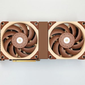 ASUS TUF 3080 Video Card Fan Shroud Deshroud 120mm Fan Bracket Mod Kit