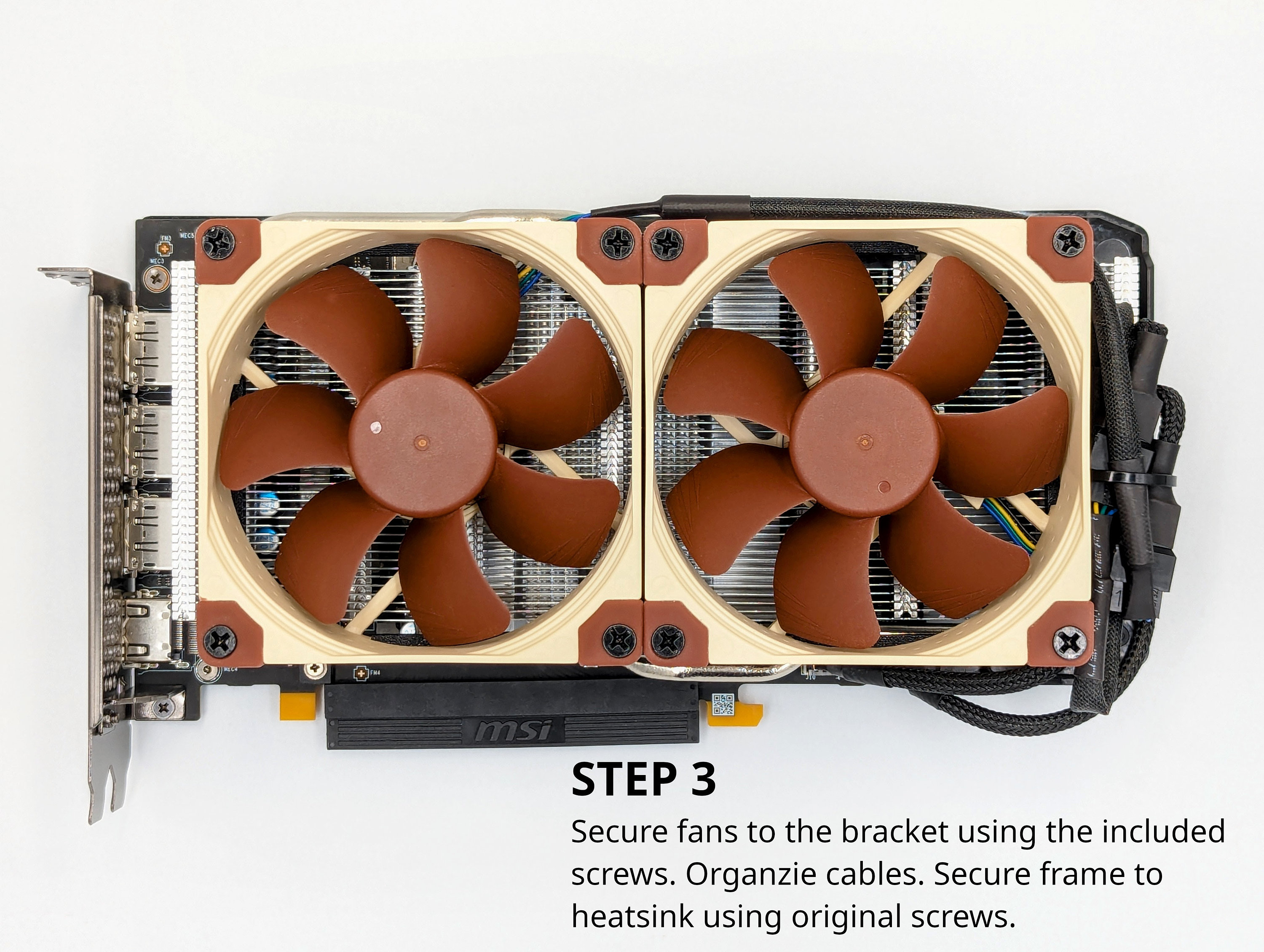 MSI Gaming Ventus 2X RTX 3060 Ti 3070 Video Card Fan Shroud