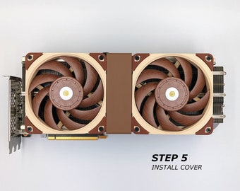 Zotac Trinity RTX 4080 4090 Video Card Deshroud Dual 120mm Fan