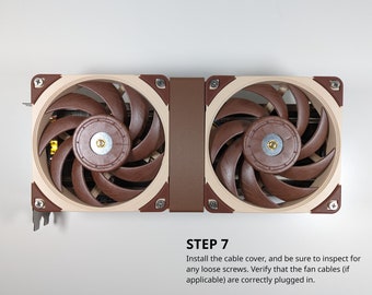 Gigabyte Gaming OC RTX 3060 Ti 3070 Video Card Deshroud Dual 120mm Fan  Bracket Mod Kit Adapter Cable