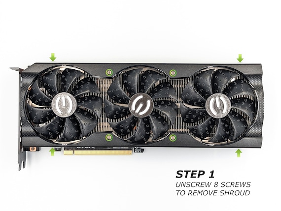 EVGA XC3 RTX 3070 3080 3090 Deshroud Modification Kit - Etsy