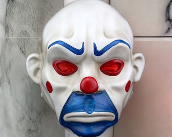 Ugly,novelty fanny mask Gags Practical Joke Toys, Halloween movie role clown bandit spoof makeup dress up resin mask