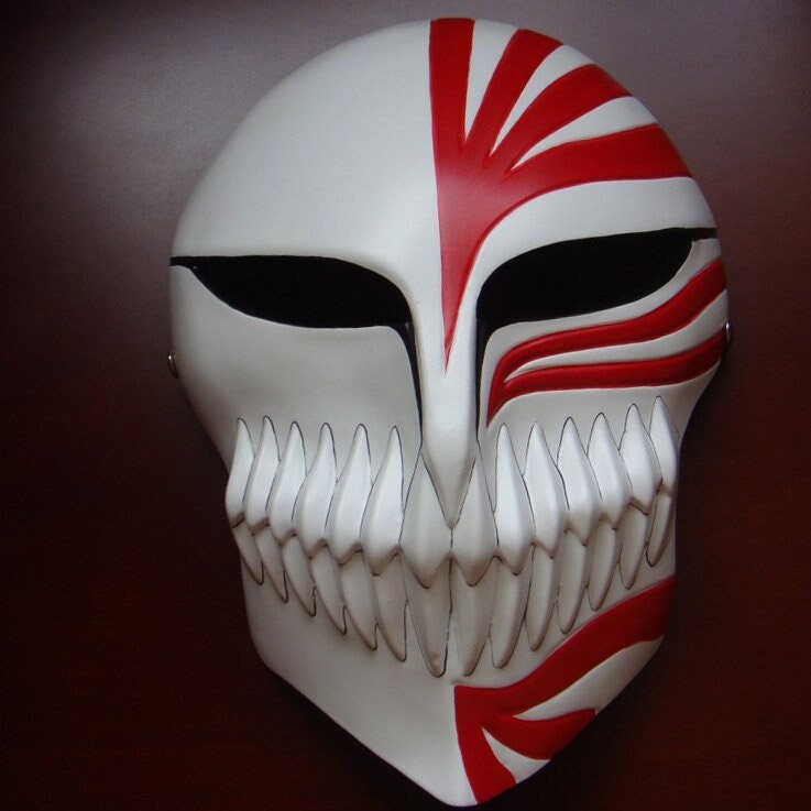 Bleach kurosaki Ichigo Tensa Bankai Face Mask Cosplay Helmet Halloween Prop  Mask