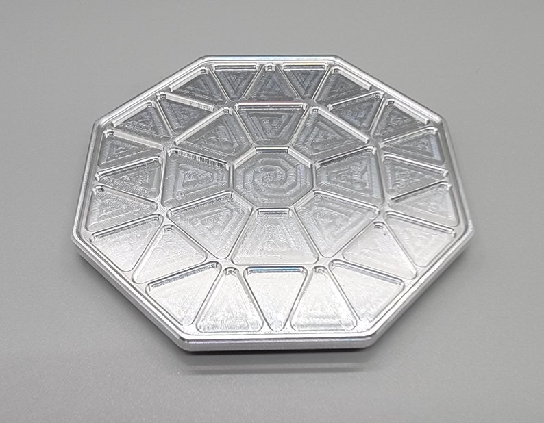 Machined Aluminum Drink Coaster 4x4 Stackable image 7