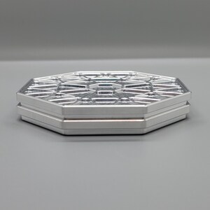 Machined Aluminum Drink Coaster 4x4 Stackable image 6