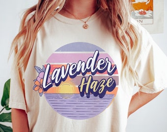 Comfort Colors Lavender Haze Shirt,  Midnights Shirt, Karma Shirt, Music Fans Shirt, Gift For Book lover, Pop Music Merch