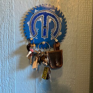 Custom Made - Metal Art - Hand Painted - Graffiti Mopar Art Key Hanger