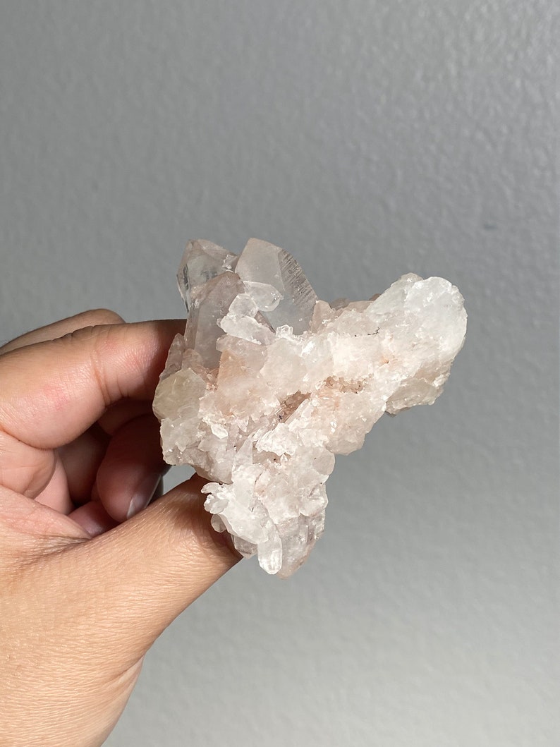 Pink Samadhi Quartz 6 Pink Himalayan Quartz Etsy