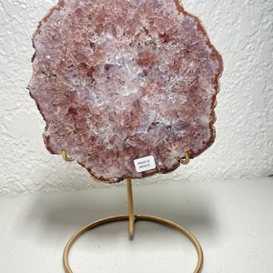 Polished Pink Amethyst Slab from Argentina