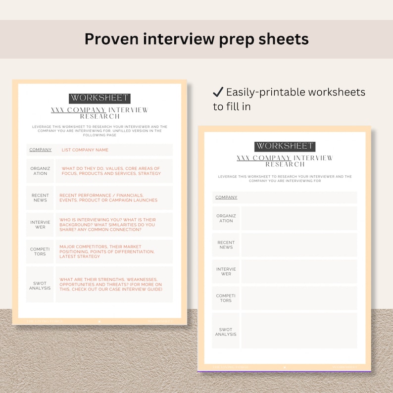 Ultimate Interview Guide | 5 Day Interview Prep Plan, Interview ...
