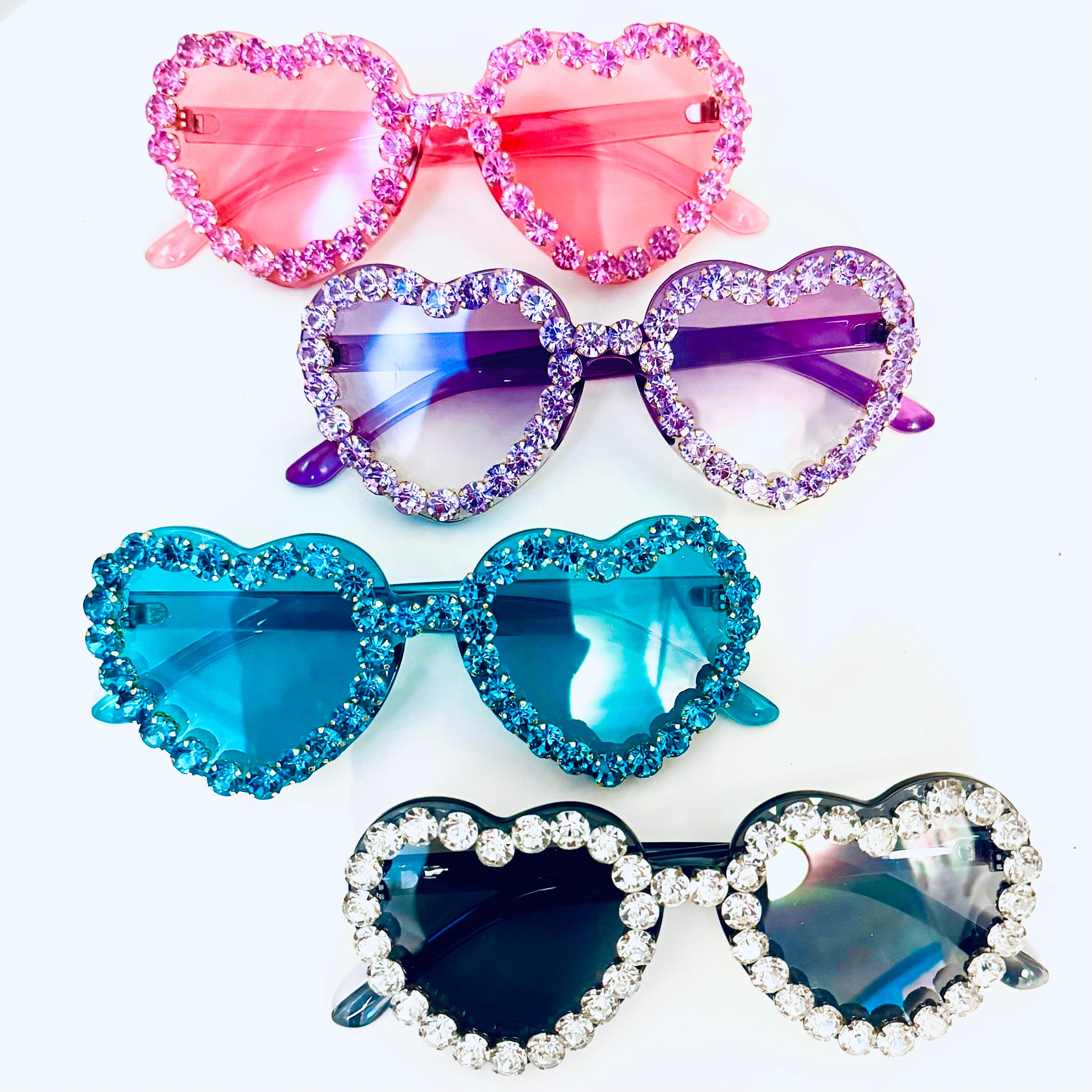 Beautiful sunglasses with sparkling!!??? Square Rhinestone Glam Sunglasses – Spark Pretty main image 3