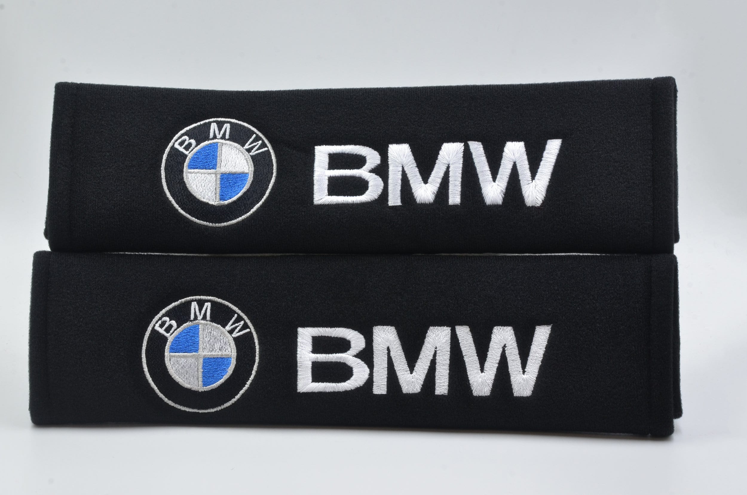 2 Pieces 1 PAIR BMW Embroidery Soft Safety Seat Belt Cover Etsy