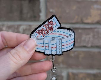 Gait Belt Badge Reel • OT Badge Holder • PT Badge Reel Rehab Clinician Badge • Occupational Therapy Gift • Physical Therapist Gift