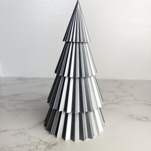 Gold 3D Printed Christmas Tree Set: Stackable Tabletop Decor - Etsy