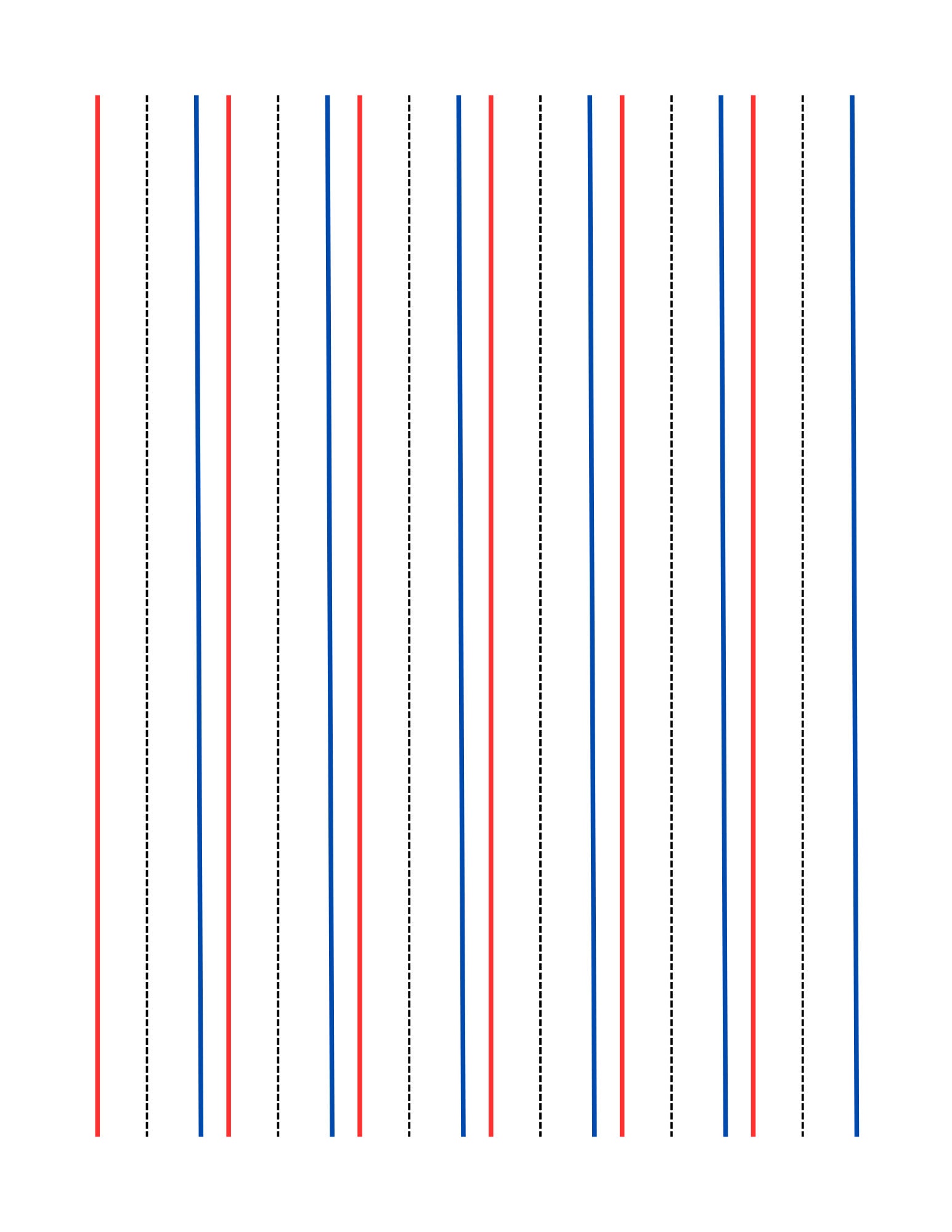 Printable Blank Tracing Sheets for Preschool Kindergarten ABC Printable Blank Tracing Sheets for Preschool Kindergarten ABC