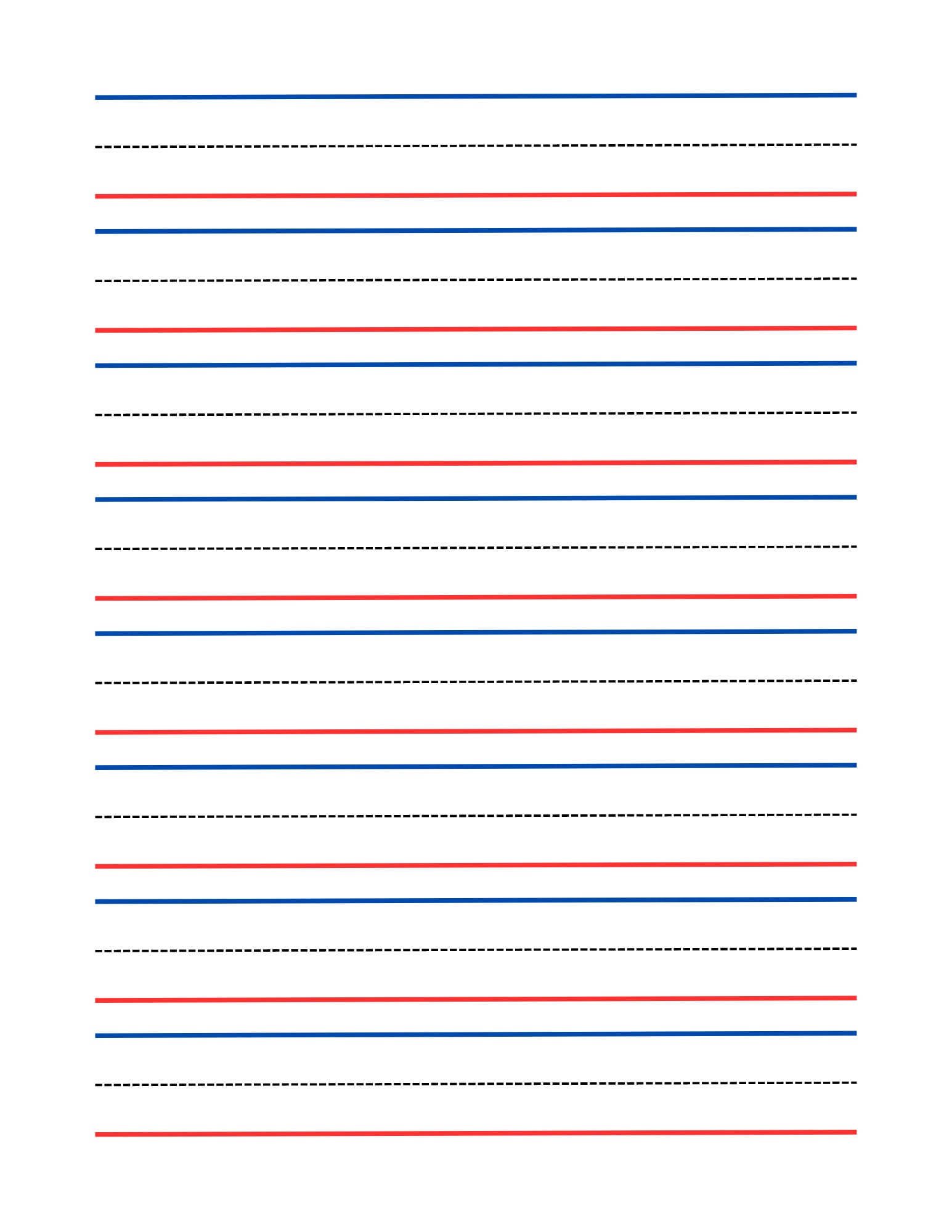 Printable Blank Tracing Sheets for Preschool & Kindergarten ABC
