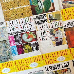 La Galerie Des Arts | Collection of 14 Issues | 1969–1970 | Rare French Arts Magazine | Bellarine Bazaar