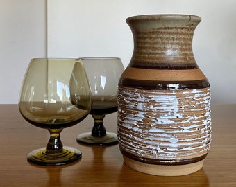 Vintage Hand Made Pottery Half Carafe or Vase | Australian Made | Gorgeous and Beautiful to Hold | Bellarine Bazaar