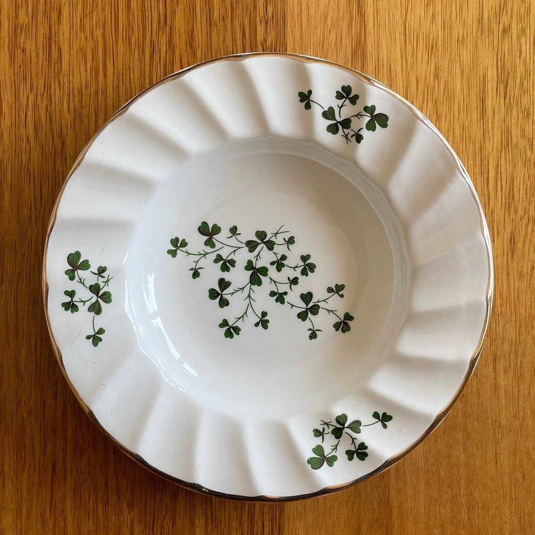 Carrigdhoun Pottery Corkireland Shamrock Ashtray or Trinket Etsy