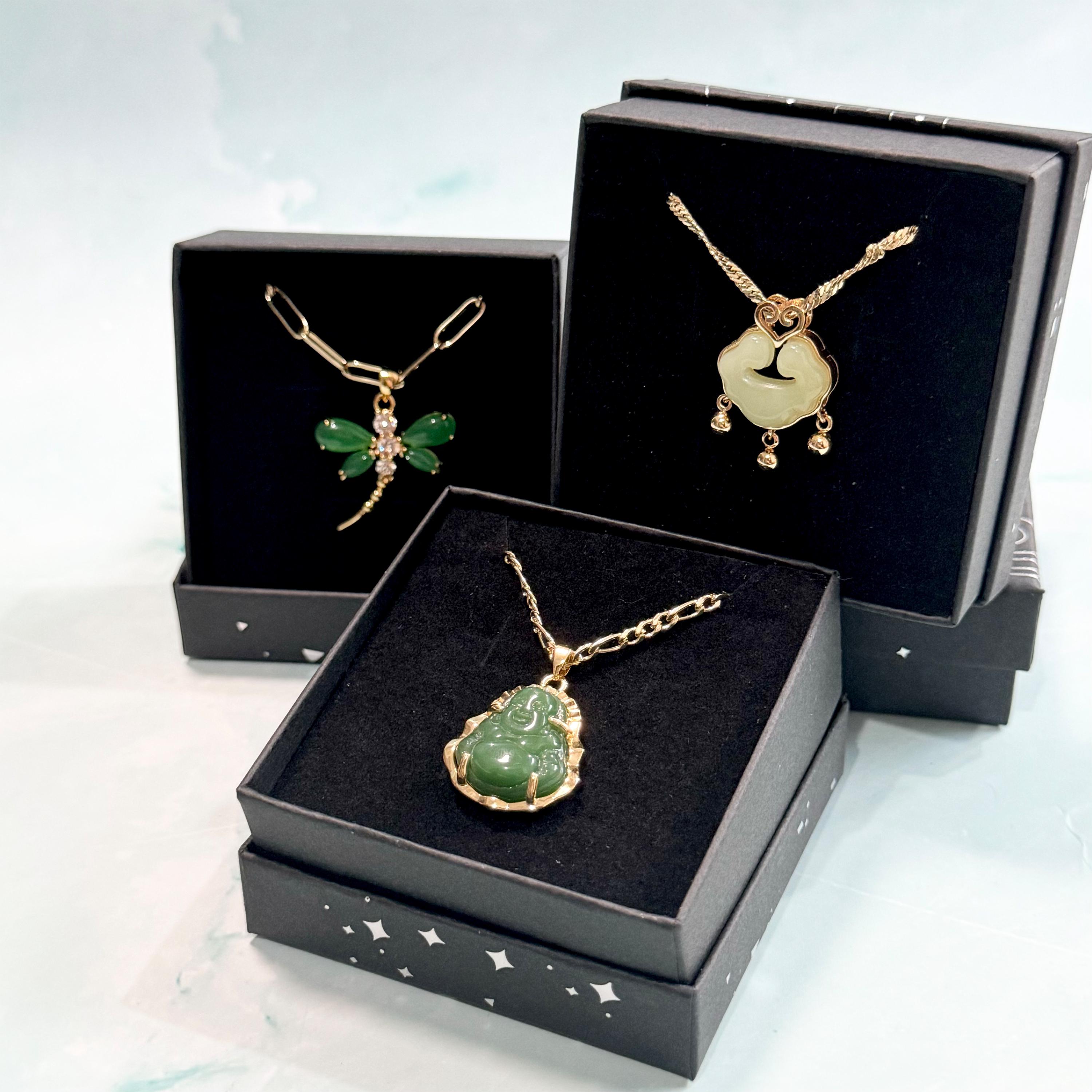 Custom Jade Necklace, Jade Pendant Necklace, Customizable Jade