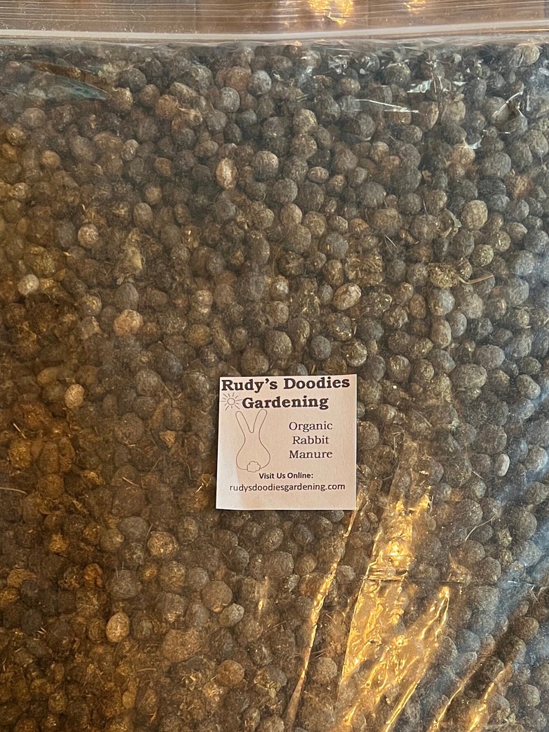 Rabbit Manure Rabbit Poop Pellet Fertilizer Etsy