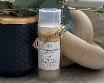 Ungüento de lavanda, aceite de oliva natural y cera de abejas, 3 oz