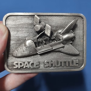 Vintage Belt Buckle - Space Shuttle - The Buckle Connection