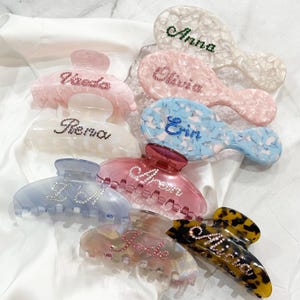 Custom Name Hair Comb,Name Hair Claw Clips