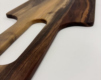 Handcrafted Walnut Charcuterie Board: 30" Serving Tray with Wood Wax