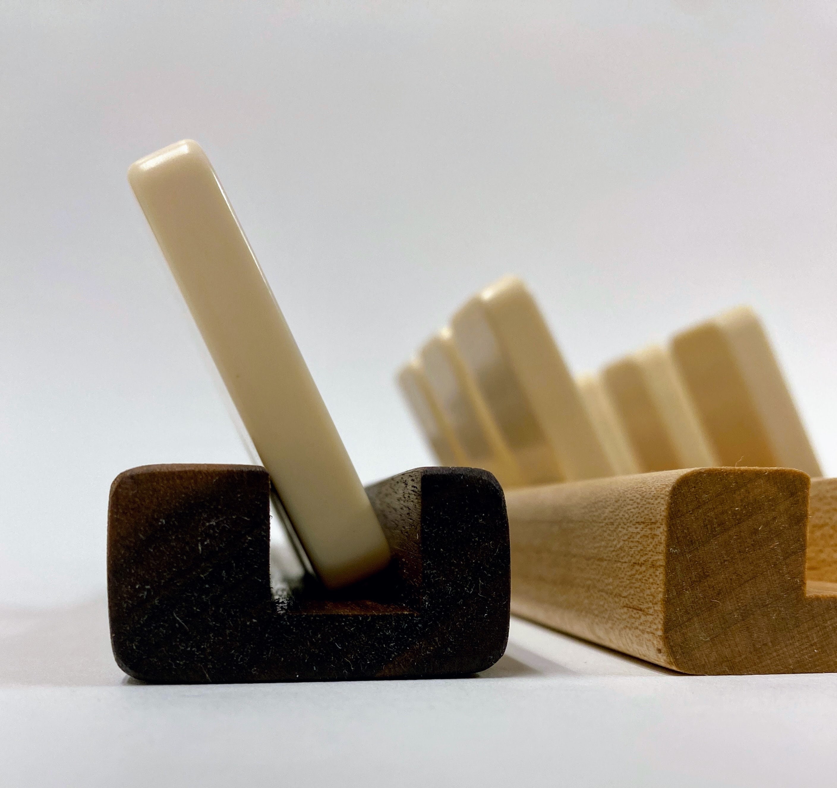 Wooden Domino Holders: Handmade Game Night Accessory - Etsy