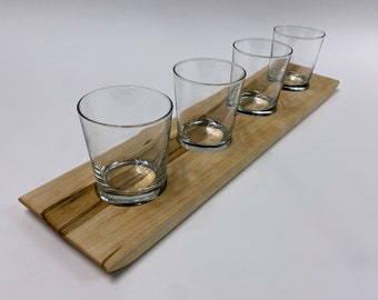 Ambrosia Maple Drink Flight with Glasses