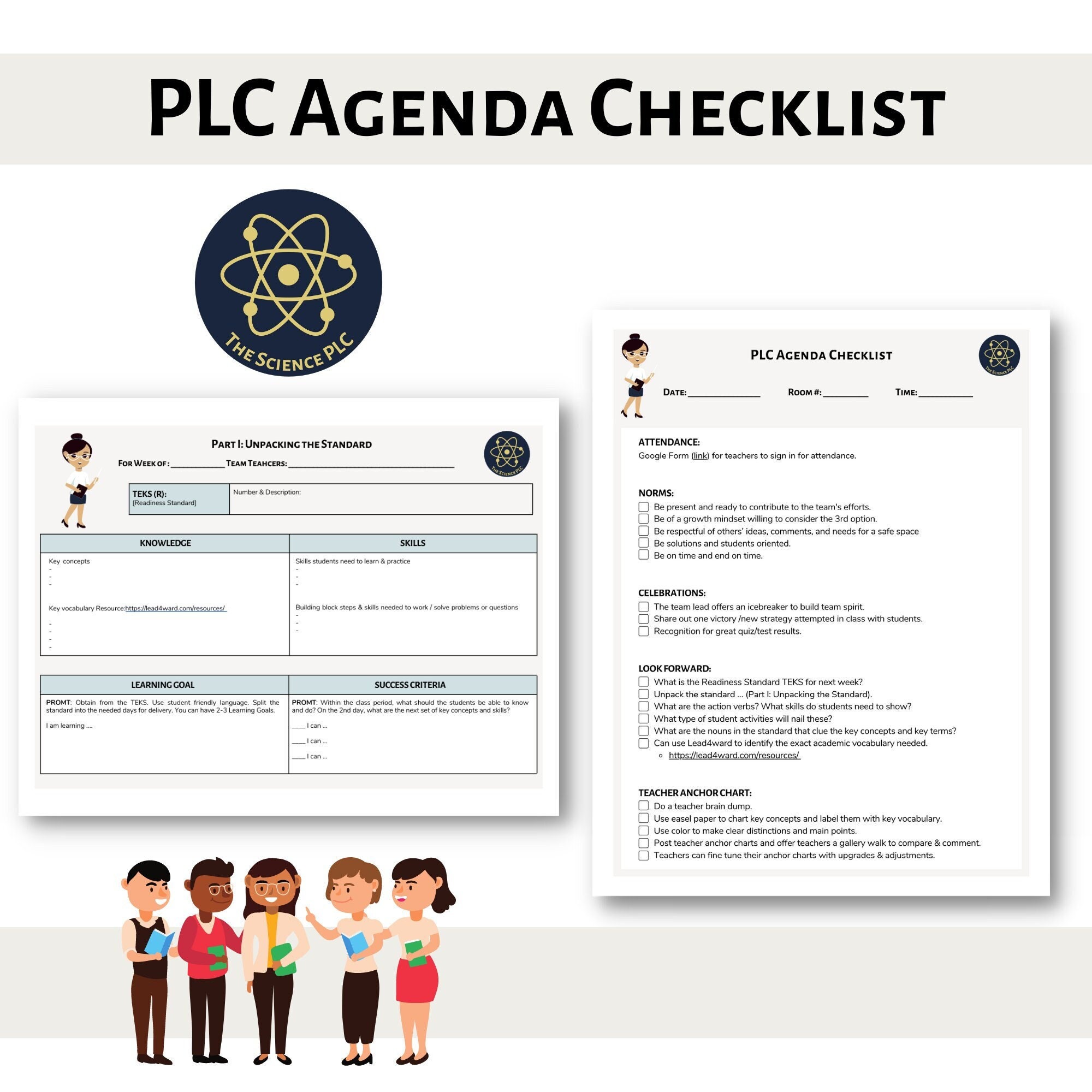 plc-agenda-checklist-for-primary-and-secondary-schools-organize