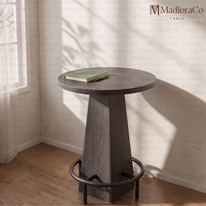 Unique Counter Height Table Walunt Wooden Dining Table Standing Desk Live Edge Desk Bar Height Table