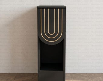 Hand Crafted Sofa Side Table Furniture Walnut Farmhouse Side Table Modern Side Sofa Table Narrow Console Table