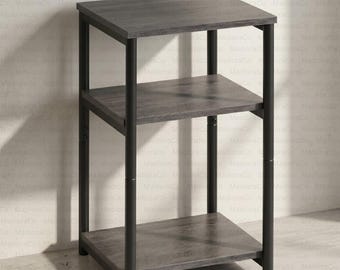 Slim Narrow Console Bedside Table, Narrow Entryway Table, Handmade Wood Console Table, Wooden Sofa Table, Corner Shelf Table