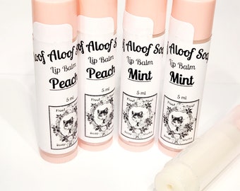 Flavored Lip Balm - Natural Oils, Beeswax & Shea Butter