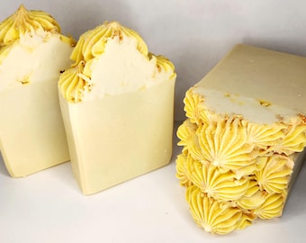 Goddess Soap: Baja Cactus Blossom Scented Bar, Herbal Citrus