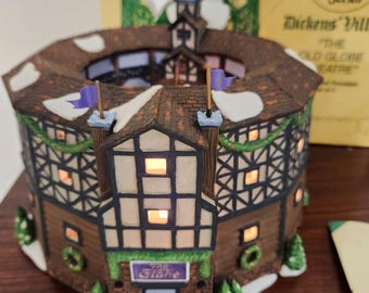 Dept 56 Heritage Village Dickens Village The Old Globe Theatre 58501 Read Descri