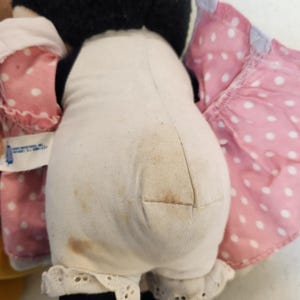 Mickey & Minnie Mouse Plush Vintage 1980s Hasbro Softies Stuffed Toy Set image 13